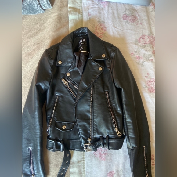 Zara leather jacket - Picture 1 of 5